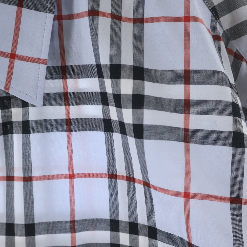 BURBERRY(バーバリー) ノヴァチェック コットンシャツ 長袖シャツ ブルー 8017568