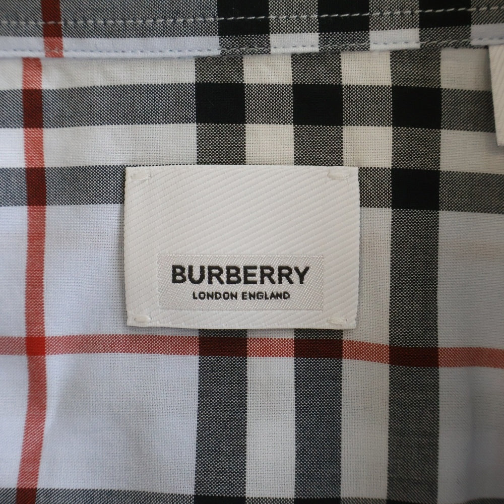BURBERRY(バーバリー) ノヴァチェック コットンシャツ 長袖シャツ ブルー 8017568