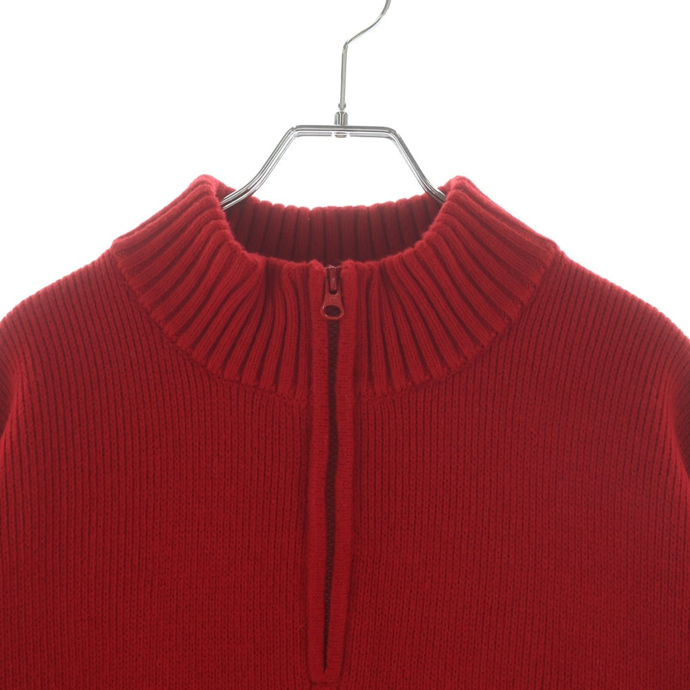 SUPREME(シュプリーム) 25AW Script Stripe Half Zip Sweater スクリプト ストライプ ハーフジップニット セーター レッド