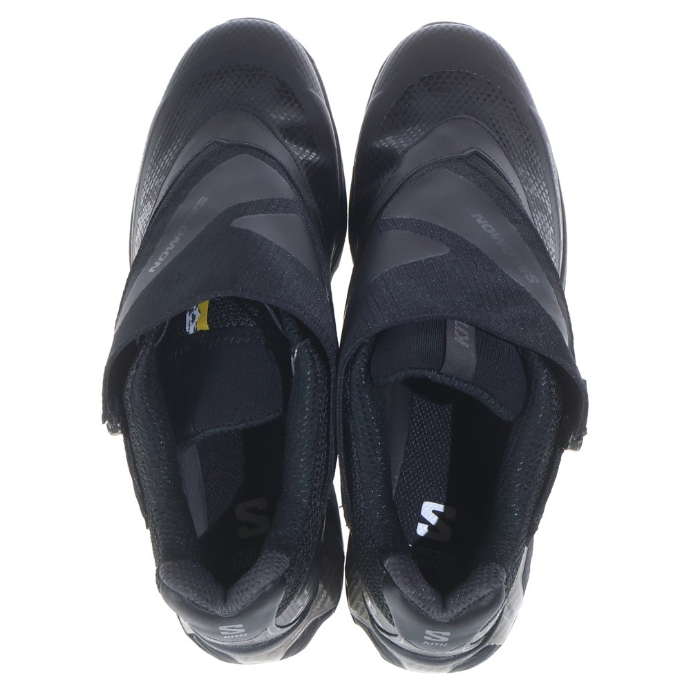 KITH(キス) ×SALOMON XT -Voyager 2 454510 ×サロモン ジップデザイン ローカットシューズ ブラック 454510