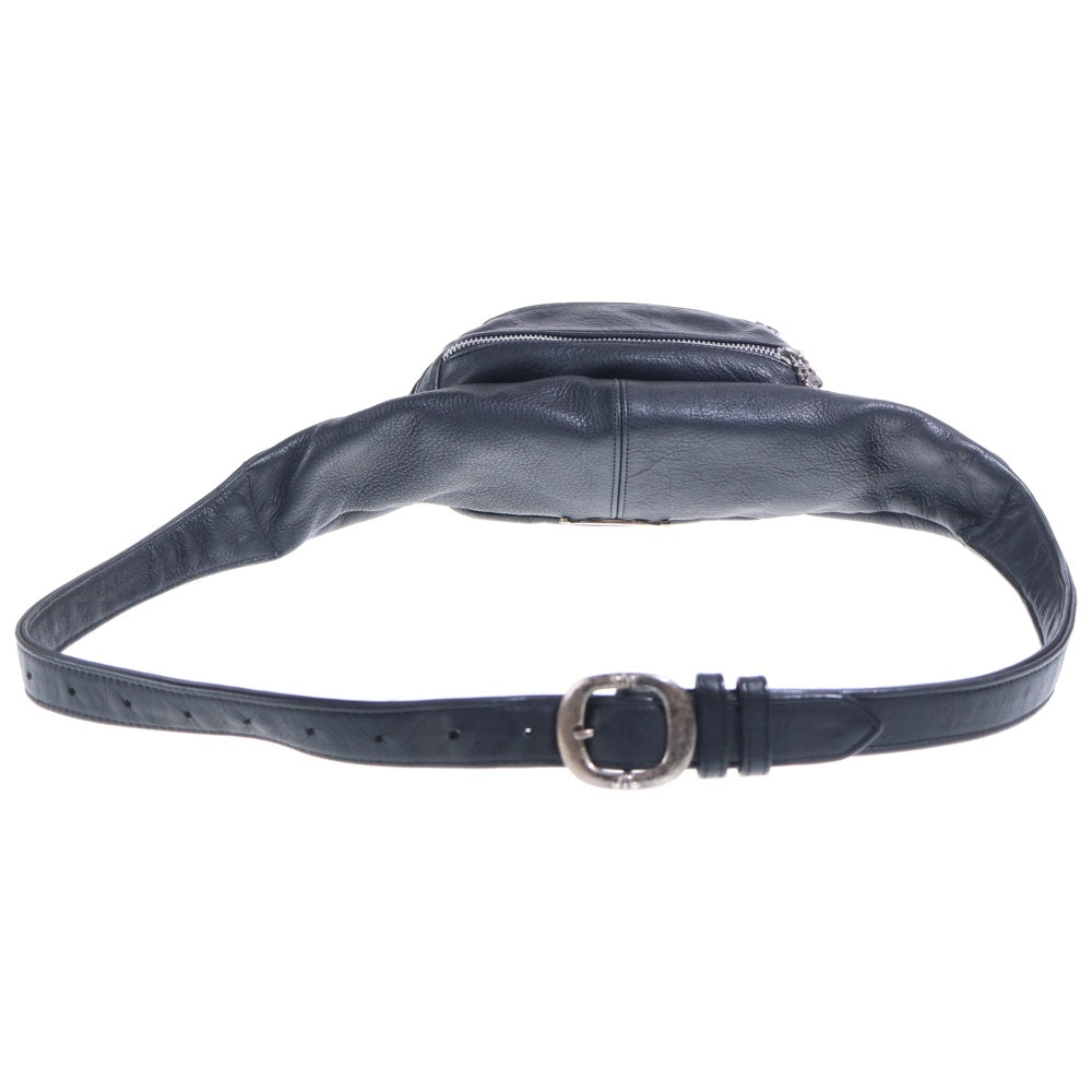 CHROME HEARTS(クロムハーツ) #1 SNAT PACK スナットパック ダガージップ ガンスリンガーベルト レザーウエストバッグ ブラック BCA378