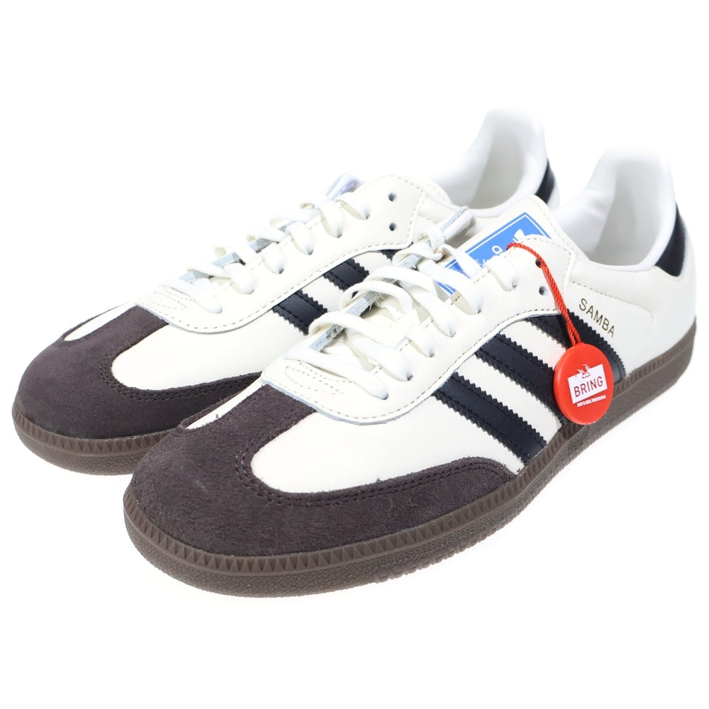 adidas(アディダス) ×BEAUTY&YOUTH EXCLUSIVE SAMBA OG ビューティー&ユース エクスクルーシブ サンバ ローカットスニーカー ホワイト US9/27cm JR2658