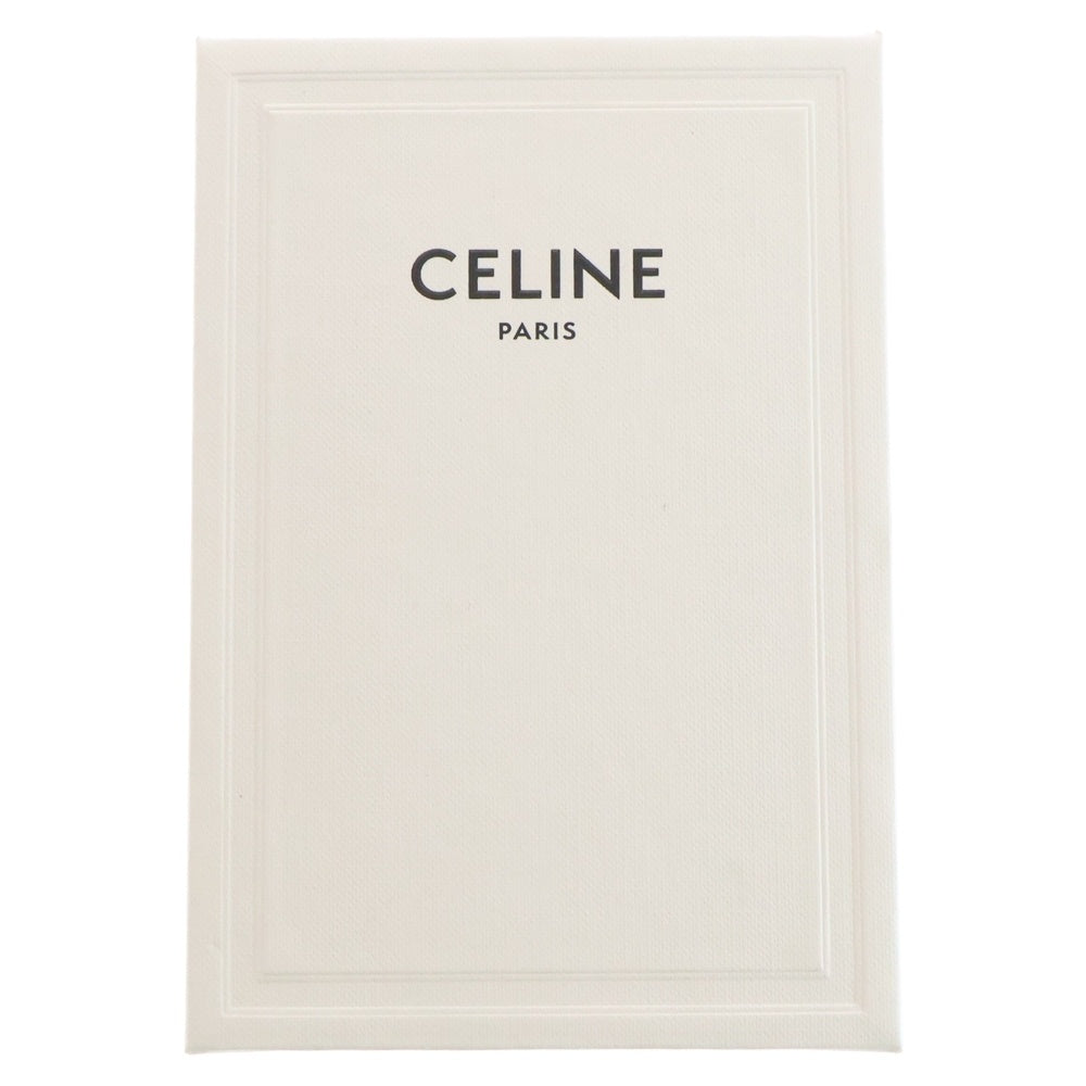 CELINE(セリーヌ) トリオンフ スモールフラップウォレット 三つ折り財布 ベージュ カーフスキン ゴールド金具 10D783DPV.38NO