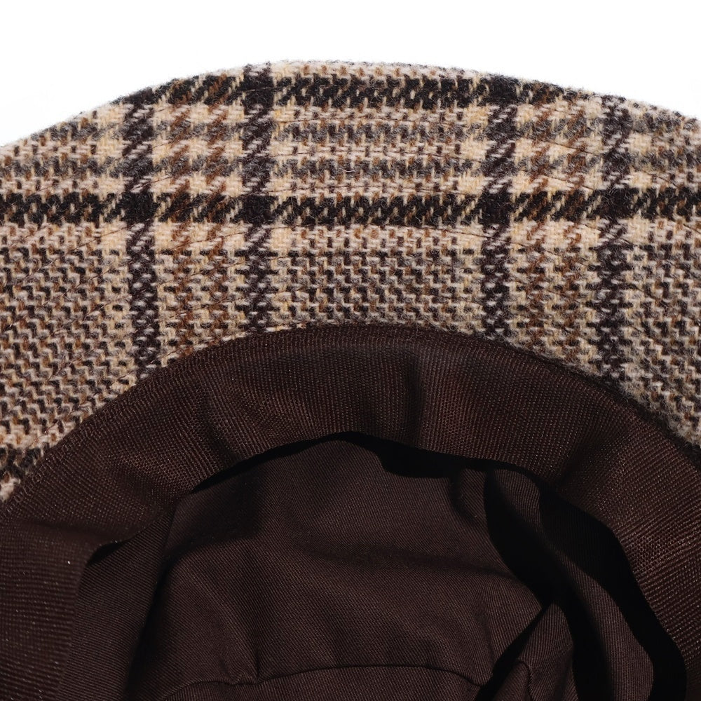 CELINE(セリーヌ) トリオンフ刺繍 ウール バケットハット 帽子 ブラウン 2AUE5471S