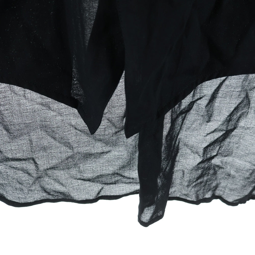 B Yohji Yamamoto(ビー ヨウジヤマモト) 20AW マルチポケット シアー 長袖シャツ ブラック NN-B51-003