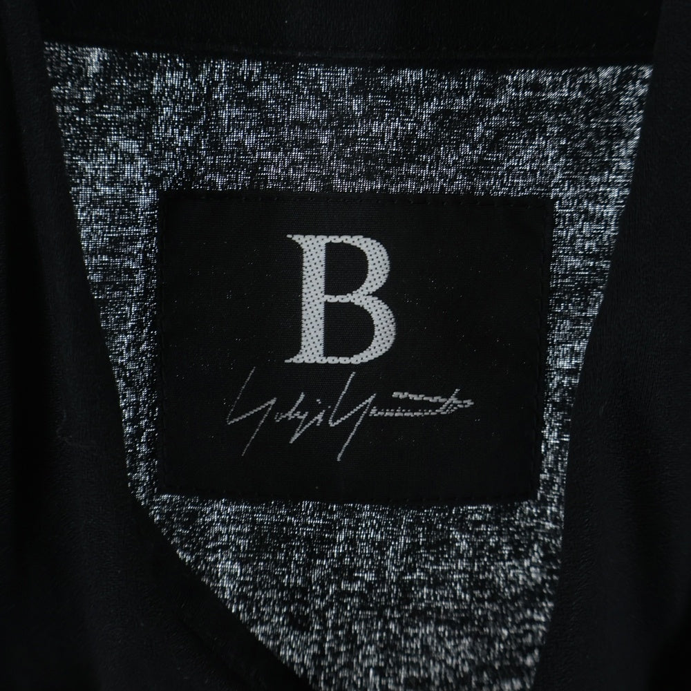 B Yohji Yamamoto(ビー ヨウジヤマモト) 20AW マルチポケット シアー 長袖シャツ ブラック NN-B51-003
