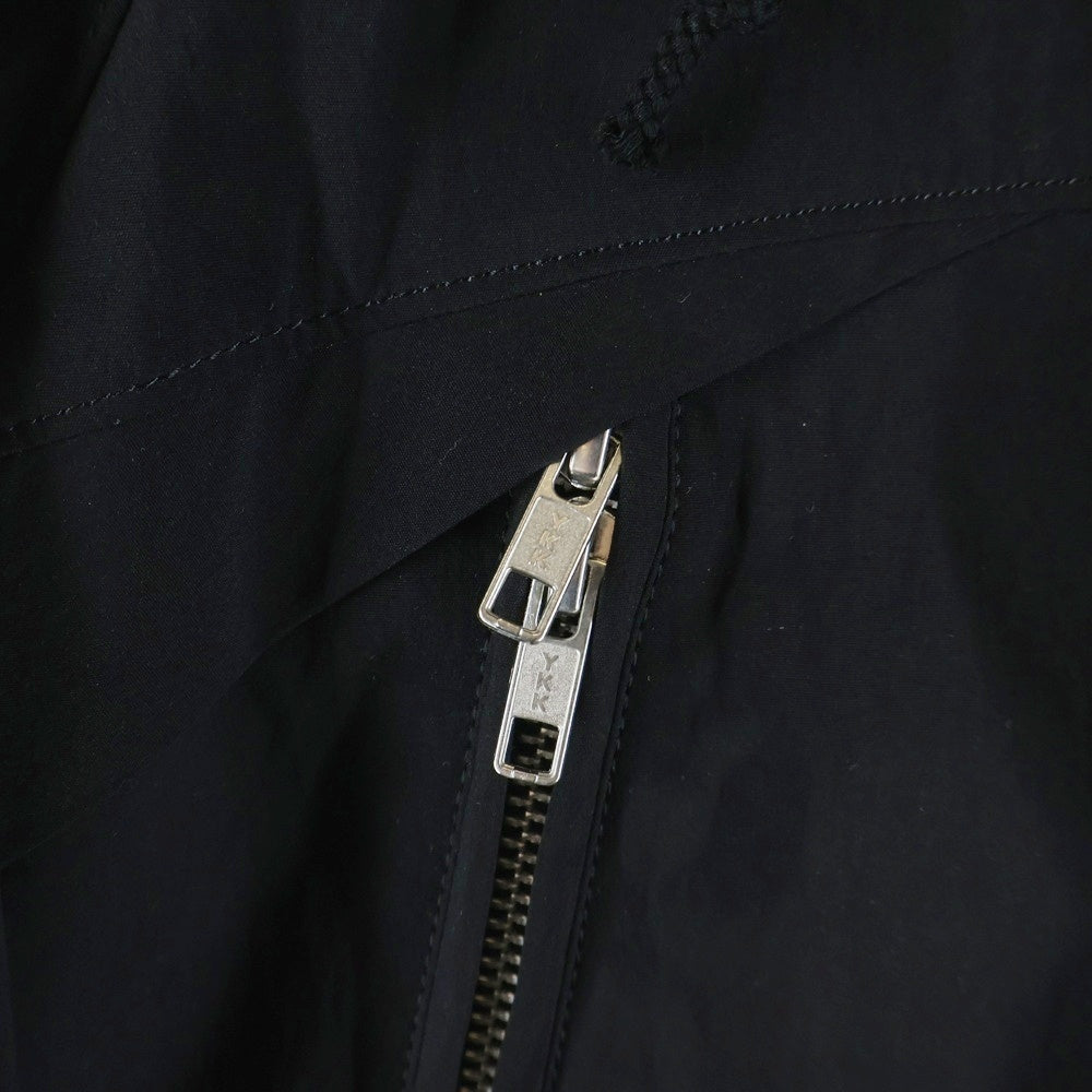 REGULATION Yohji Yamamoto(レギュレーションヨウジヤマモト) ジップポケットモッズコート ブラック レディース FI-Y50-900