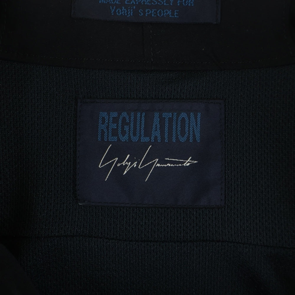 REGULATION Yohji Yamamoto(レギュレーションヨウジヤマモト) ジップポケットモッズコート ブラック レディース FI-Y50-900