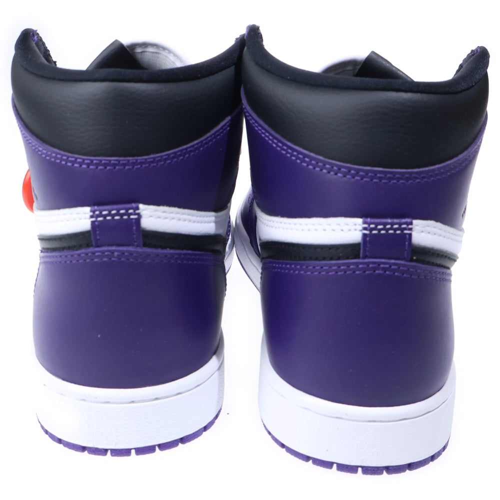 NIKE(ナイキ) AIR JORDAN 1 RETRO HIGH OG COURT PURPLE エアジョーダン1 レトロ OG コートパープル ハイカットスニーカー パープル US10/28cm 555088-500