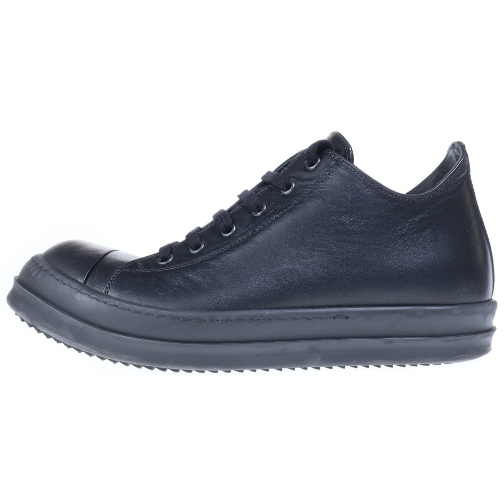 Rick Owens(リックオウエンス) LOW SNEAK レザー ローカットスニーカー ブラック