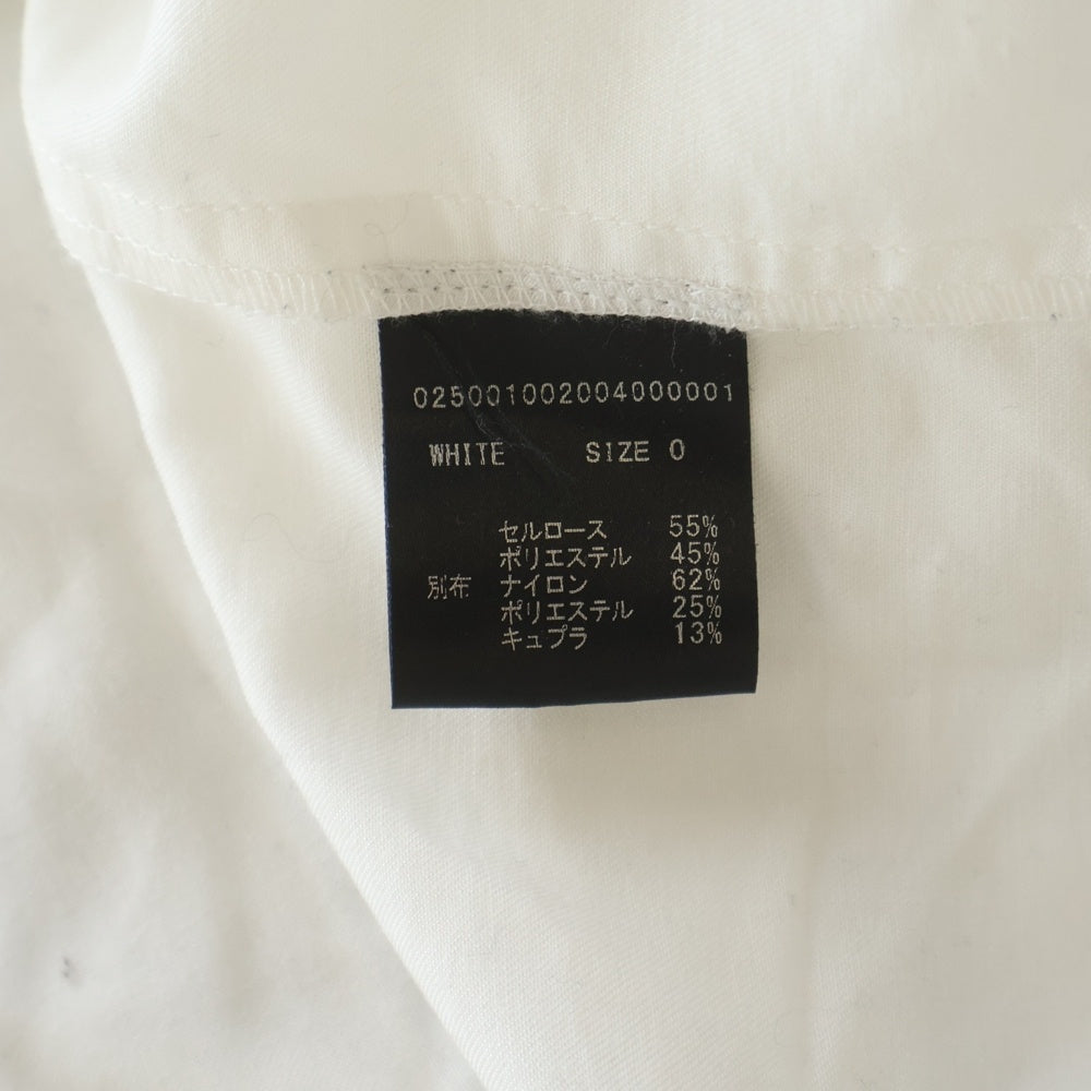 NO BRAND(ノーブランド) blank Guardian Over Shirt ブランク カーディガンオーバーシャツ ホワイト長袖シャツ ホワイト