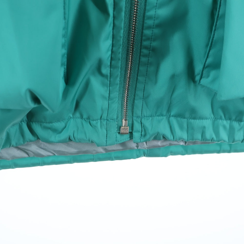 AURALEE(オーラリー) 24SS HARD TWIST POLYESTER SATIN LAMINATE ZIP BLOUSON ハード ツイスト ポリエステル サテン ラミネート ジップアップブルゾンジャケット A24SB02SL