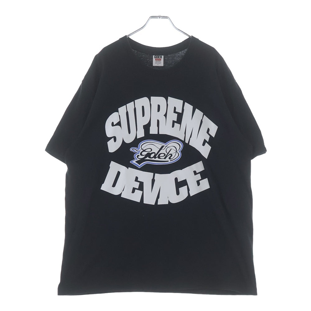 SUPREME(シュプリーム) 25SS ×GOODENOUGH GDEH Device Tee グッドイナフ デヴァイス 両面プリント 半袖Tシャツ カットソー ブラック