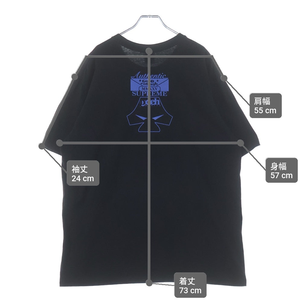 SUPREME(シュプリーム) 25SS ×GOODENOUGH GDEH Device Tee グッドイナフ デヴァイス 両面プリント 半袖Tシャツ カットソー ブラック