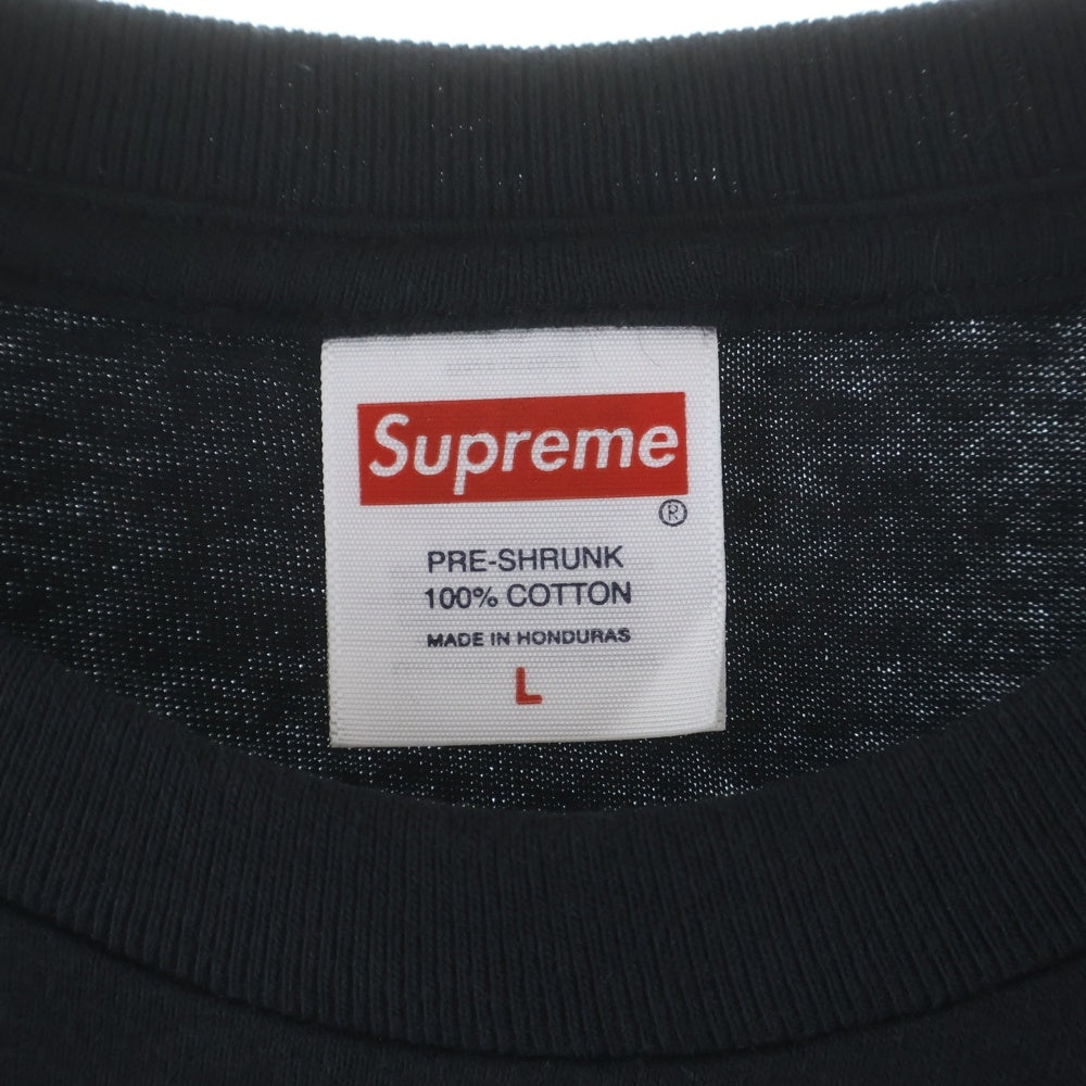SUPREME(シュプリーム) 25SS Aphex Twin Ambient Works Tee エイフェックス ツイン アンビエントワークス プリント クルーネック 半袖Tシャツ カットソー ブラック