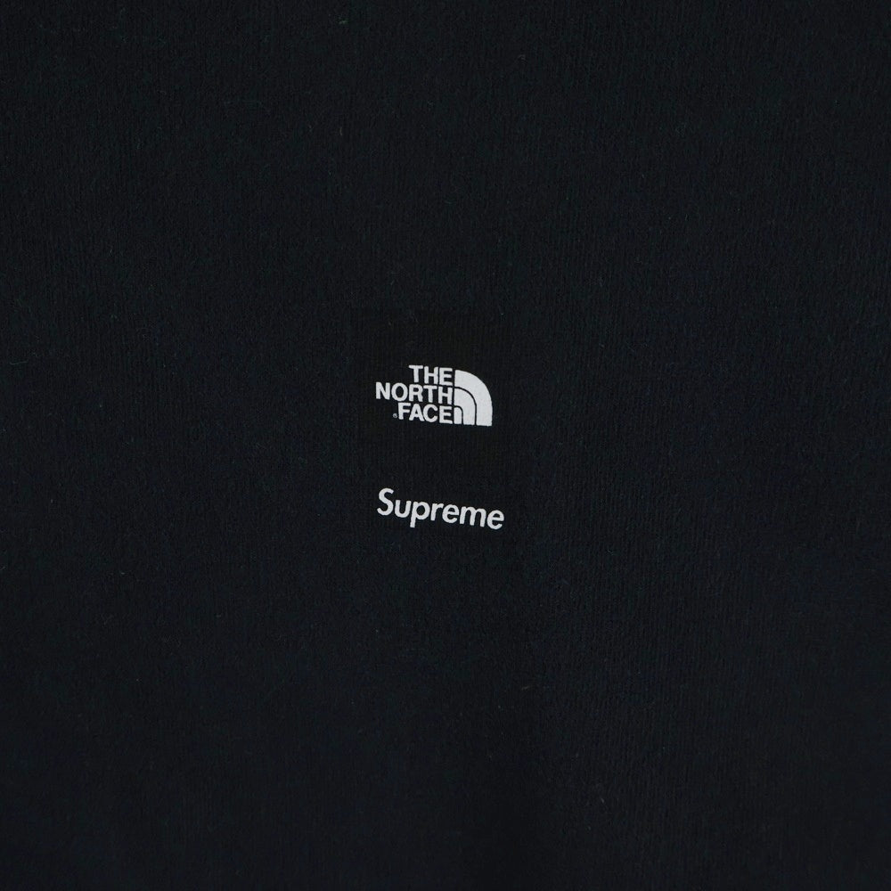 SUPREME(シュプリーム) 17AW × THE NORTH FACE Mountain Crewneck Sweatshirt NT617011 ×ザノースフェイス マウンテン クルーネックスウェット トレーナー ブラック