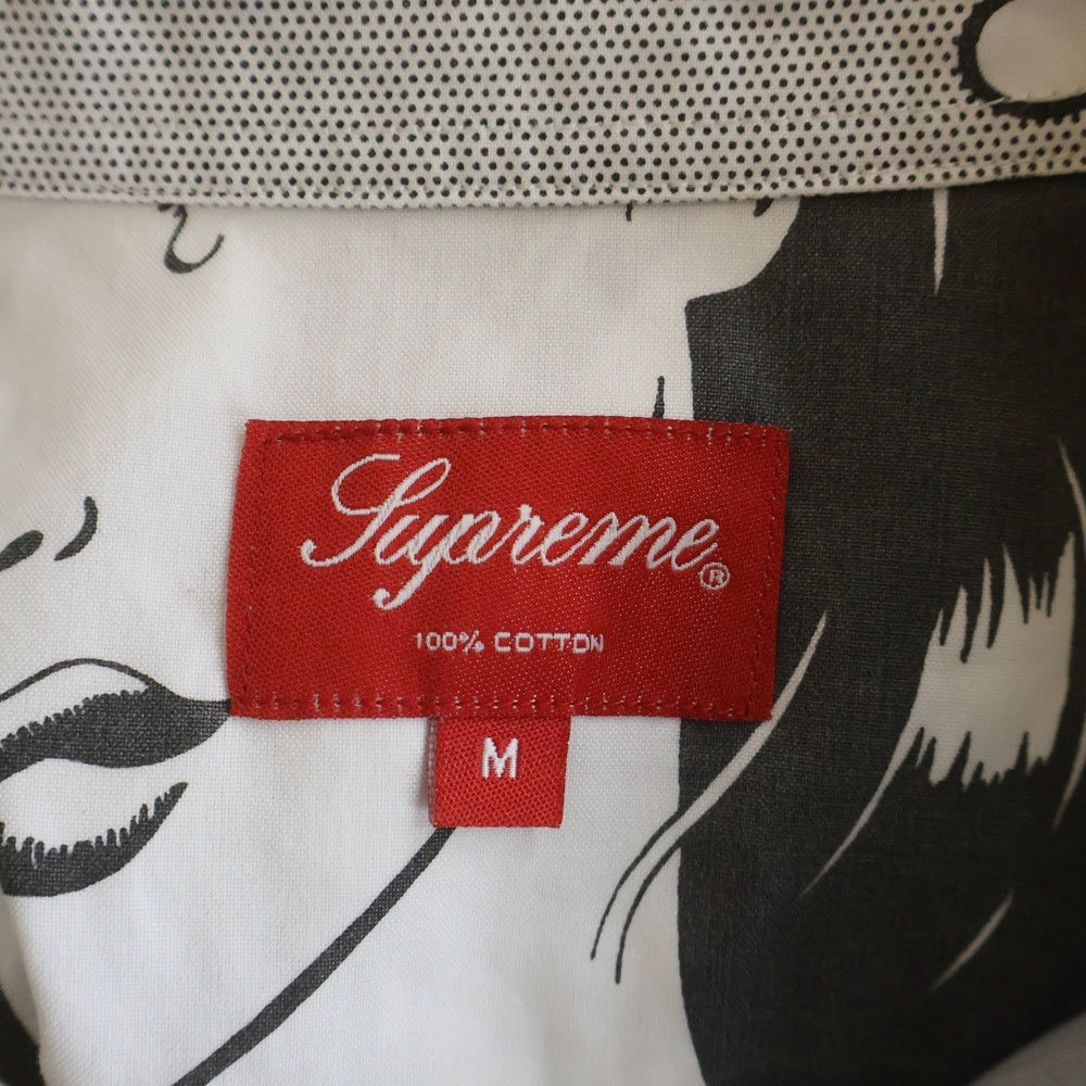 SUPREME(シュプリーム) 17SS ×THRASHER Boyfriend S/S Shirt ×スラッシャー ボーイフレンド 半袖シャツ ブラック/ホワイト