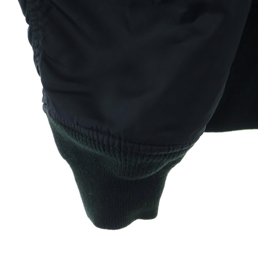 ALPHA INDUSTRIES(アルファ インダストリーズ) NASA APOLLO MA-1 TA0113-001 パッチデザイン フライトジャケット ブルゾン ブラック