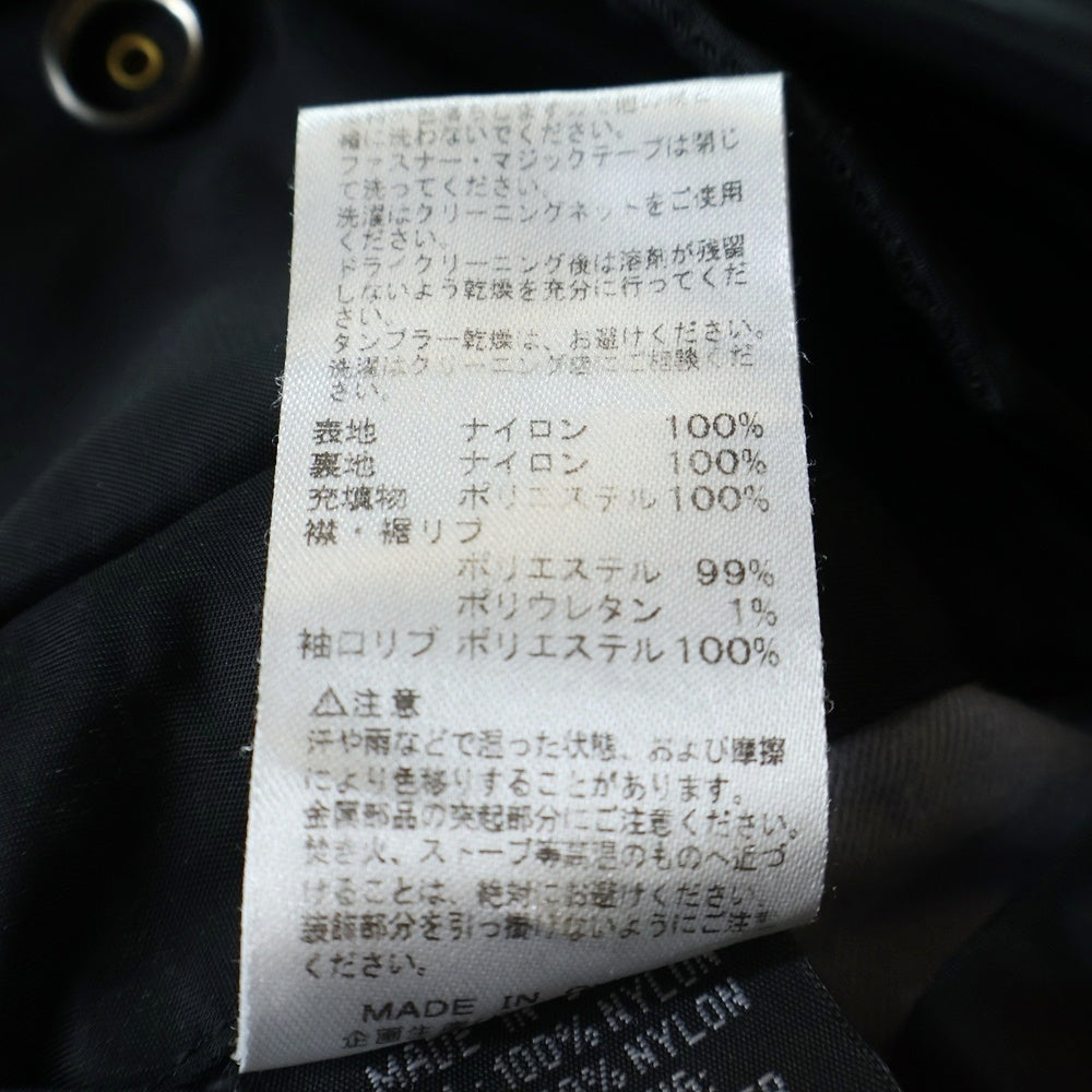 ALPHA INDUSTRIES(アルファ インダストリーズ) NASA APOLLO MA-1 TA0113-001 パッチデザイン フライトジャケット ブルゾン ブラック