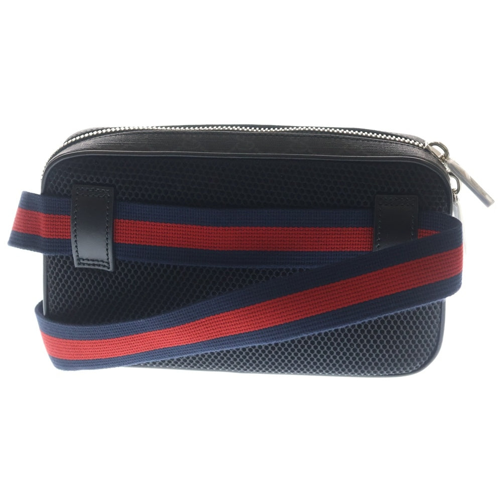GUCCI(グッチ) GGスプリーム ボディバッグ ウエストバッグ ブラック 792094