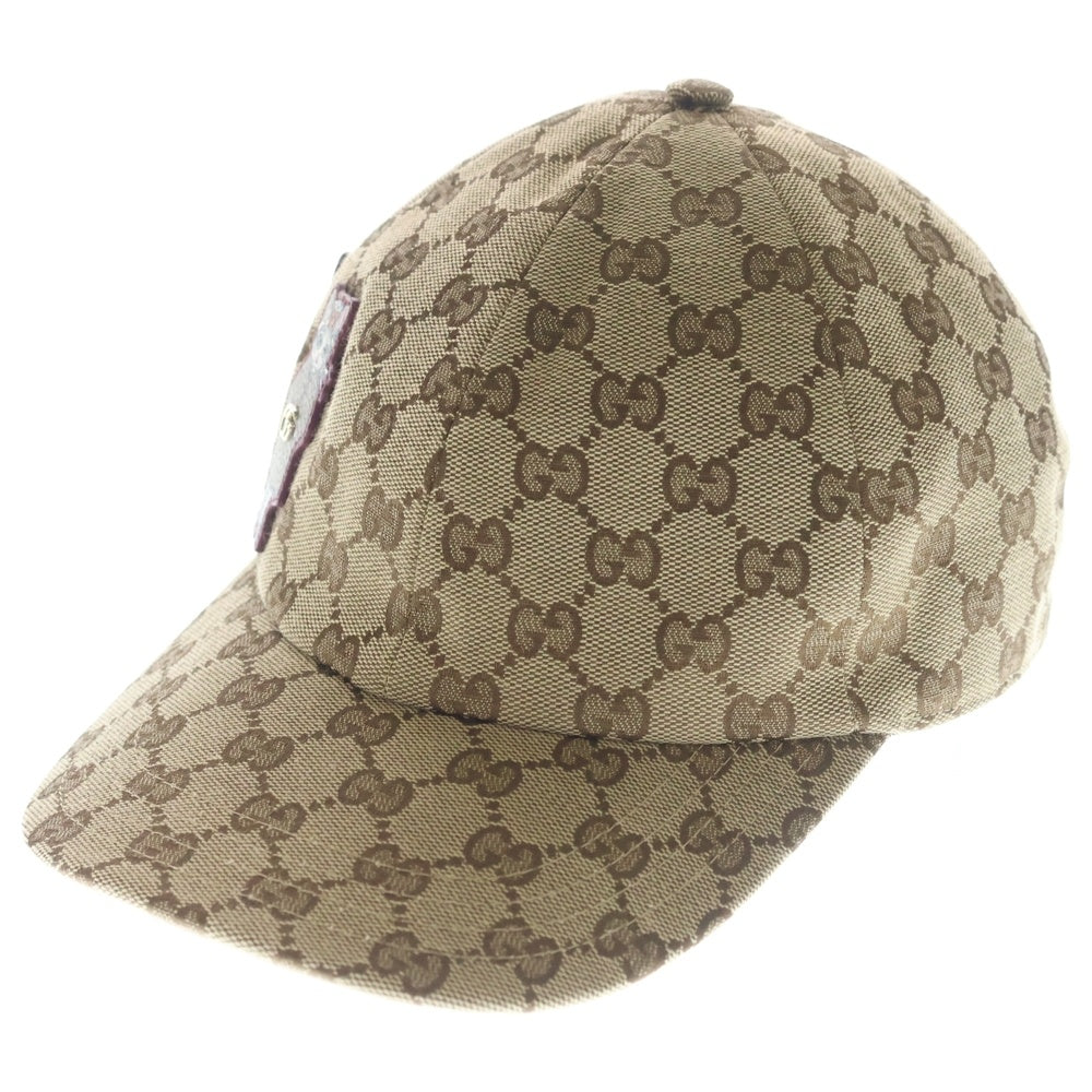 GUCCI(グッチ) x Yuko Higuchi GG Canvas Baseball Cap x ヒグチユウコ GGキャンバス ベースボールキャップ 帽子 847862 レディース