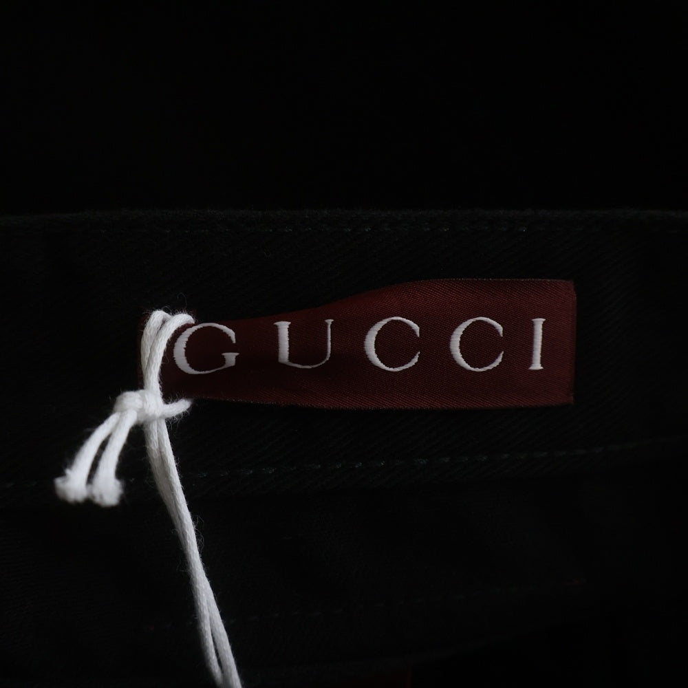 GUCCI(グッチ) ホースビット スリム デニムパンツ ブラック 835215 XDDCD