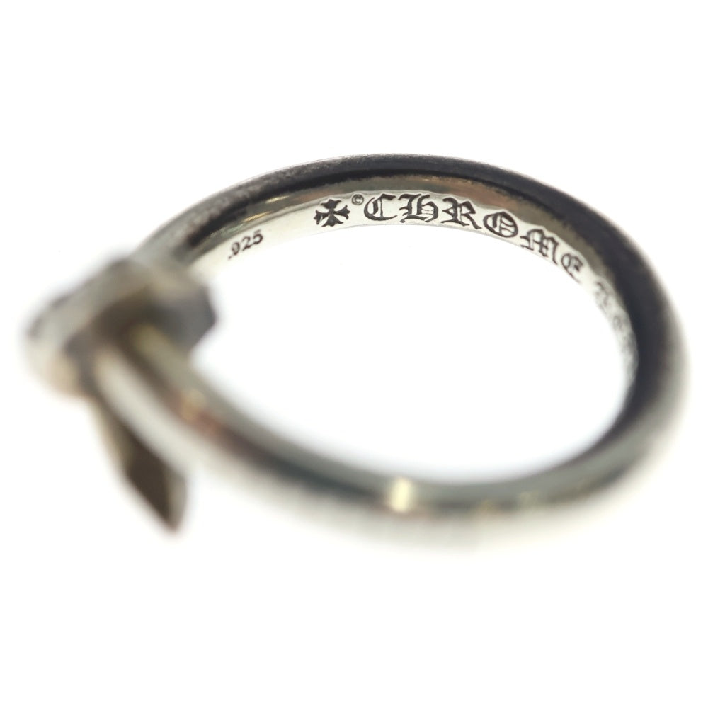 CHROME HEARTS(クロムハーツ) NAIL CRSBALL ネイル クロスボール リング シルバー BCA349
