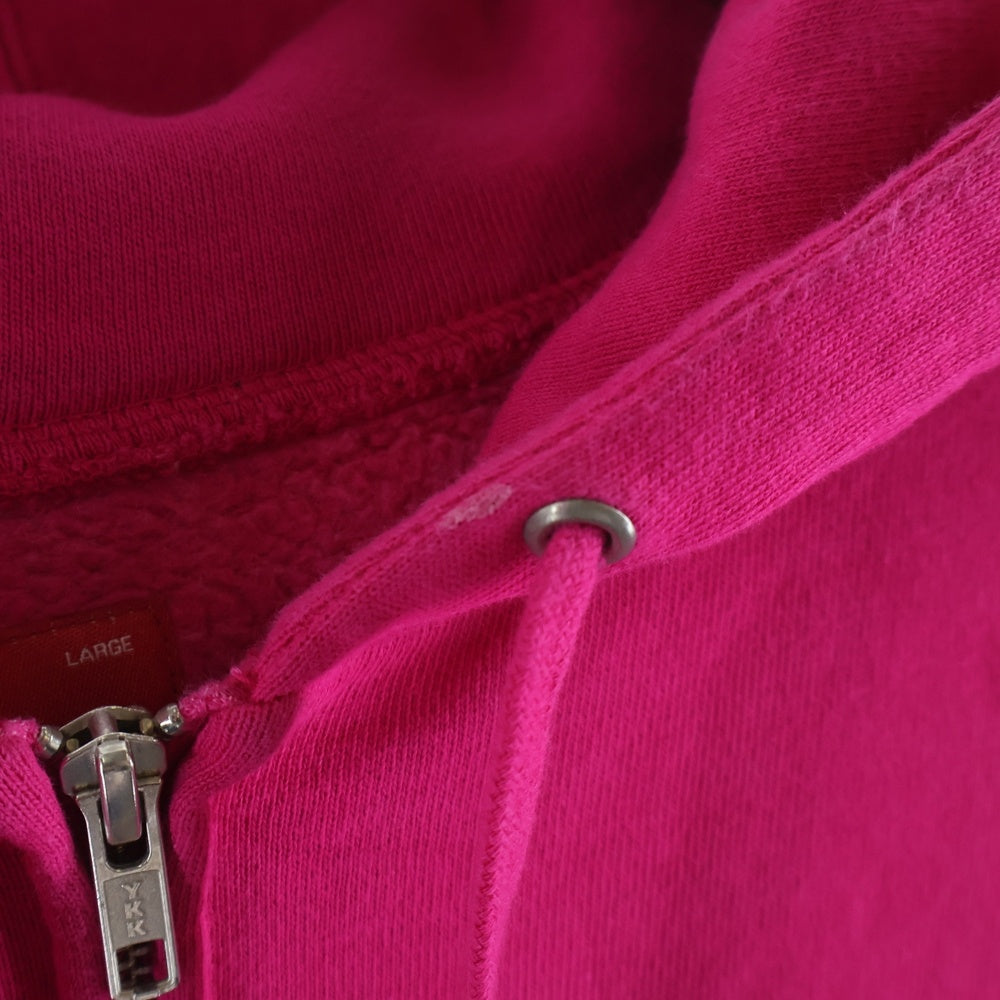 SUPREME(シュプリーム) 25AW Small Box Zip Up Sweatshirt スモール ボックスロゴ ジップアップ パーカー スウェット ピンク