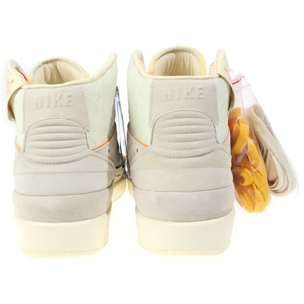 NIKE(ナイキ) ×UNION AIR JORDAN 2 RETRO SP UNION ユニオン エアジョーダン レトロ ハイカットスニーカー アイボリー US11.5/29.5cm DN3802-200