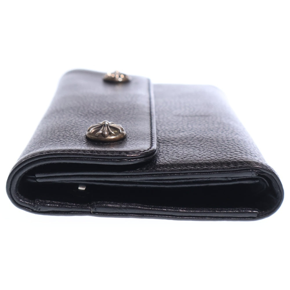 CHROME HEARTS(クロムハーツ) WAVE ウェーブ レザーウォレット 財布 ブラック BCA375