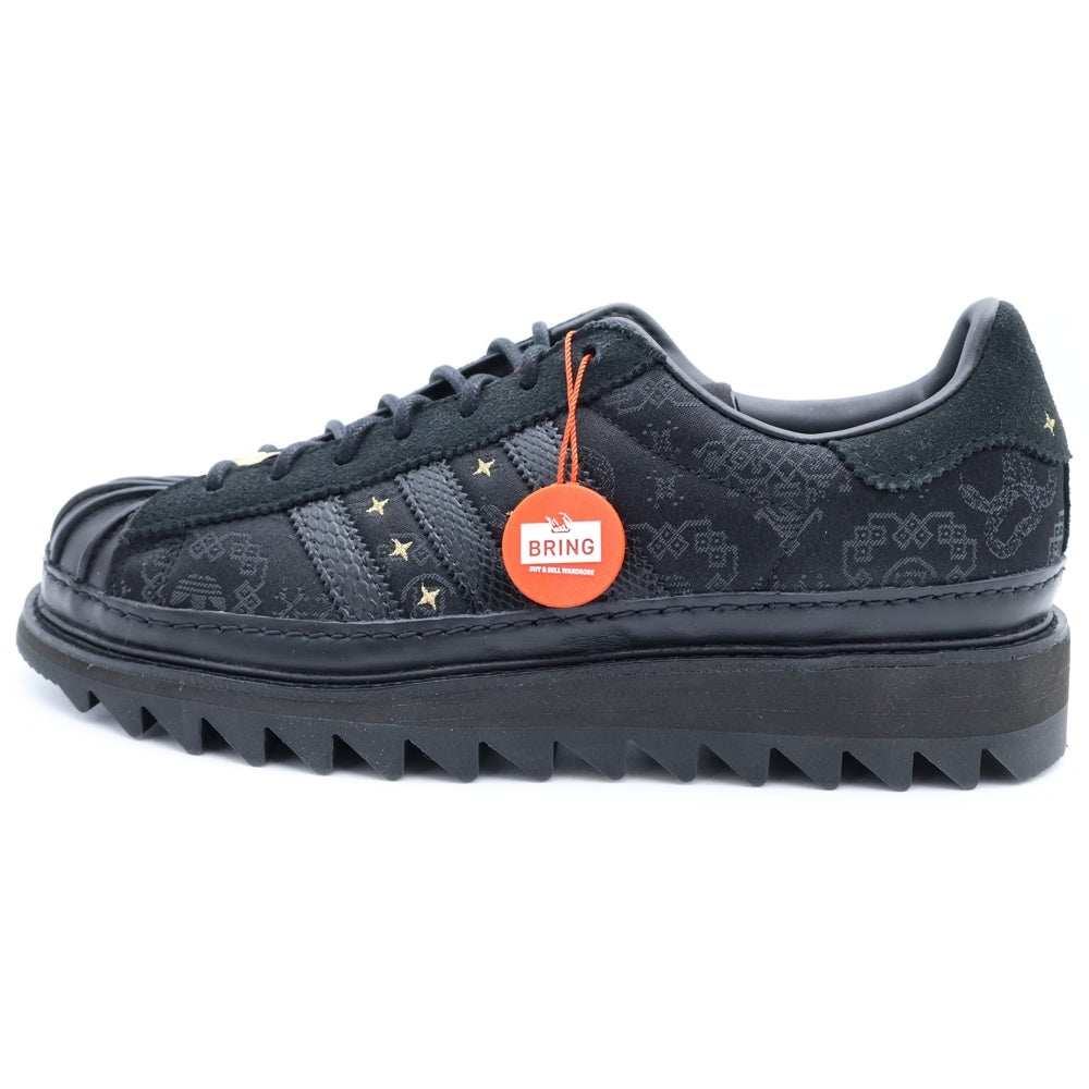 adidas(アディダス) CLOT SUPERSTAR BY EC クロット スーパースター ローカットスニーカー ブラック US9/27.0cm JR5114