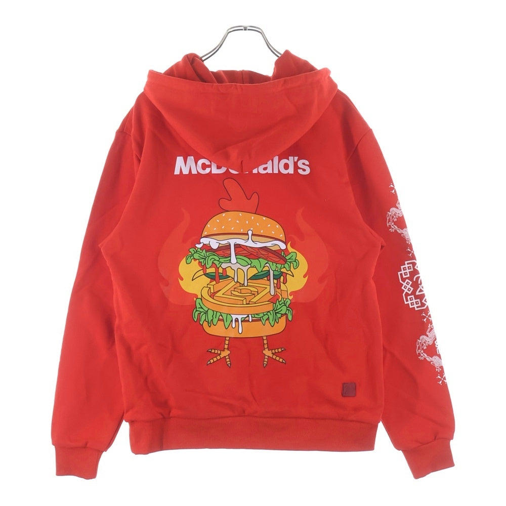 NO BRAND(ノーブランド) CLOT × McDonald's クロット マクドナルド プルオーバーフーディー バッグ コップセット レッド