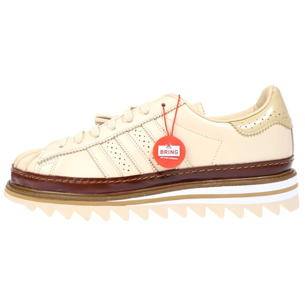 adidas(アディダス) CLOT SUPERSTAR BY EC クロット スーパースター ローカットスニーカー ベージュ US9/27.0cm JQ6117