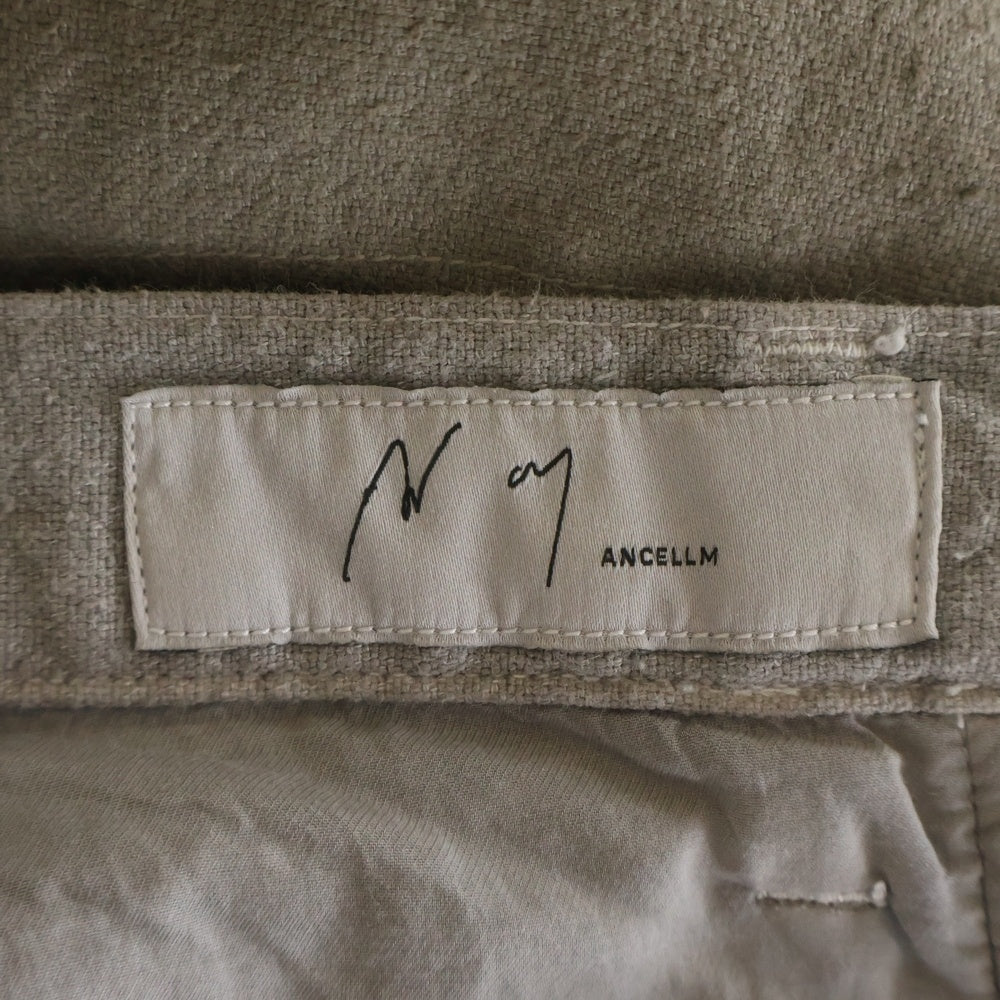 ANCELLM(アンセルム) RDUCK DOUBLEKNEE PANTS アールダック ダブルニーパンツ グレー ANC-PT112