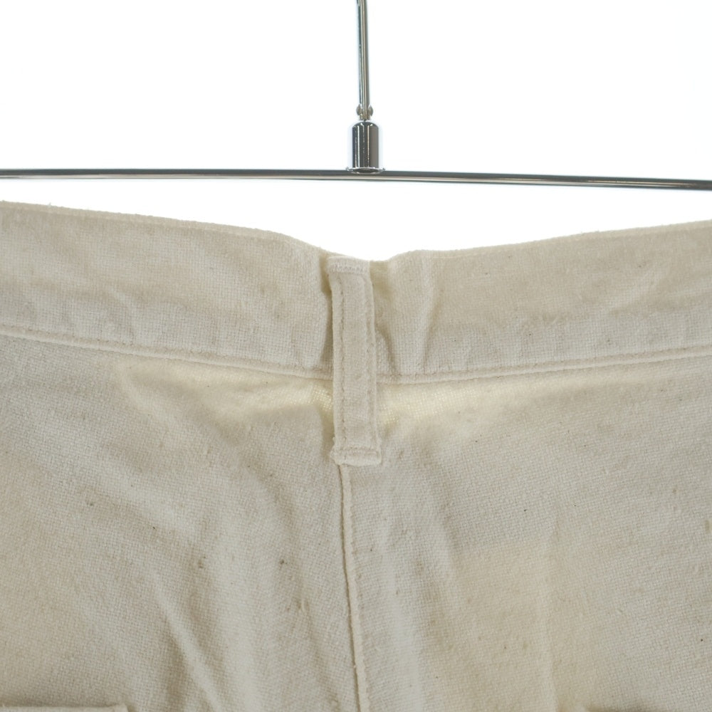 ANCELLM(アンセルム) RDUCK DOUBLEKNEE PANTS アールダック ダブルニーパンツ アイボリーー ANC-PT112