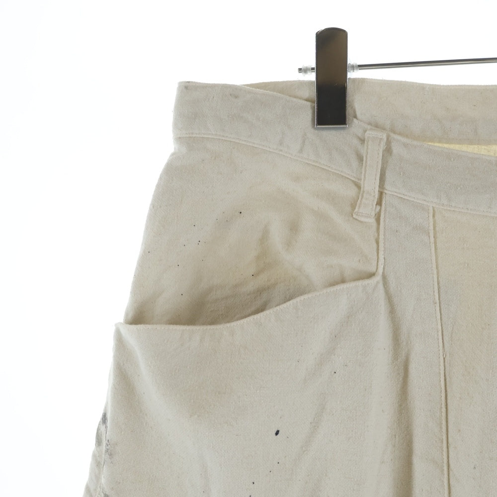 ANCELLM(アンセルム) RDUCK DOUBLEKNEE PANTS アールダック ダブルニーパンツ アイボリーー ANC-PT112