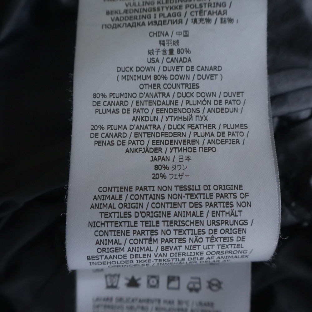 STONE ISLAND(ストーンアイランド) GARMENT DYED ガーメントダイ ジップアップナイロンダウンジャケット ブラック 811540723