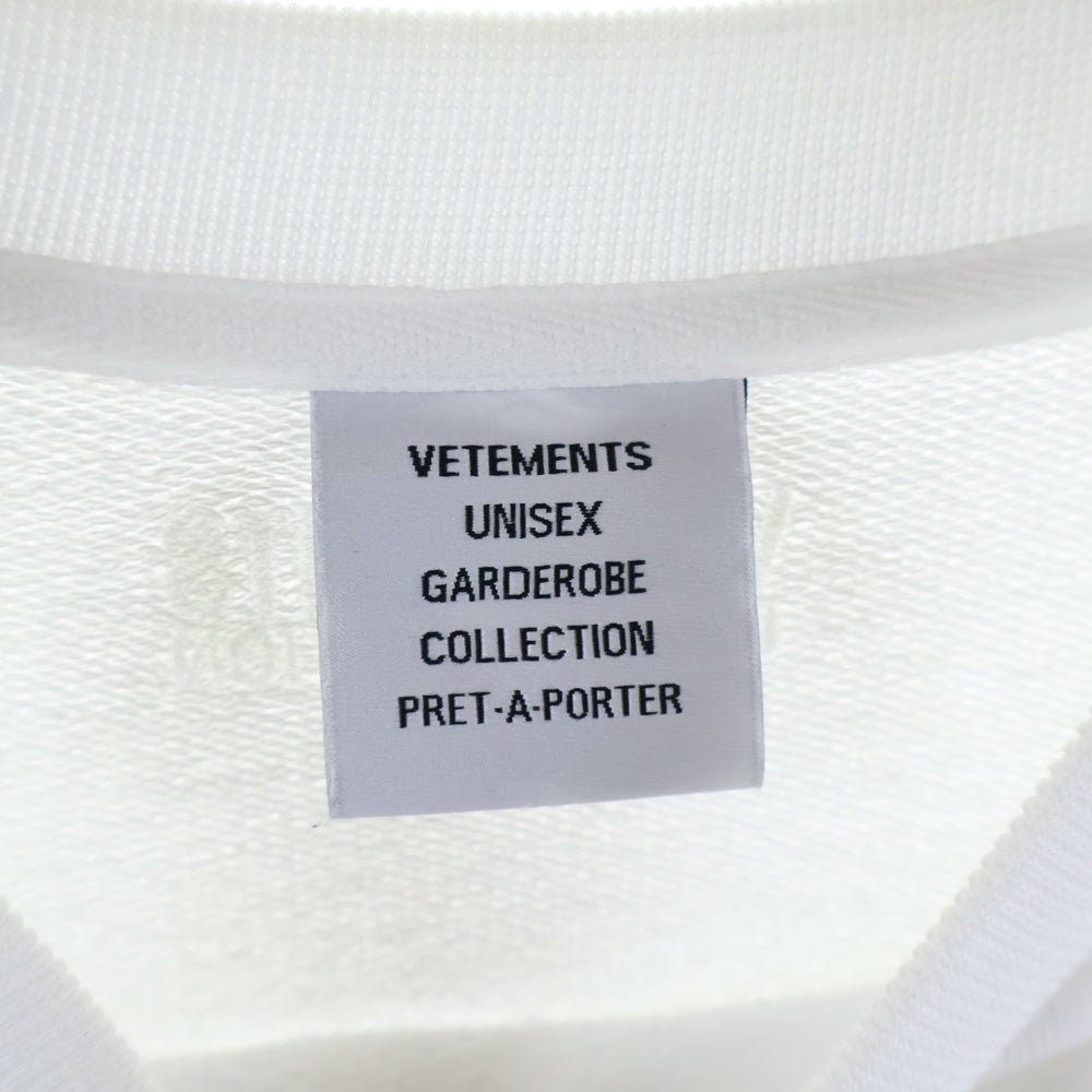 VETEMENTS(ヴェトモン) MY NAME IS VETEMENTS マイネームイズヴェトモン スウェットトレーナー UA53CN100W