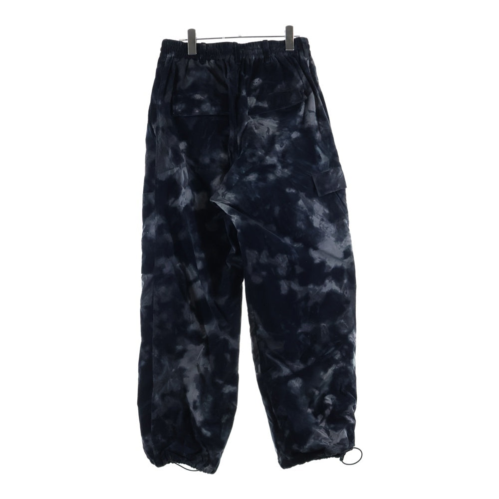 Y-3(ワイスリー) 24AW ALLOVER PRINT NYLON SHELL PANTS オールオーバー プリント ナイロン カーゴパンツ ブラック JE9285