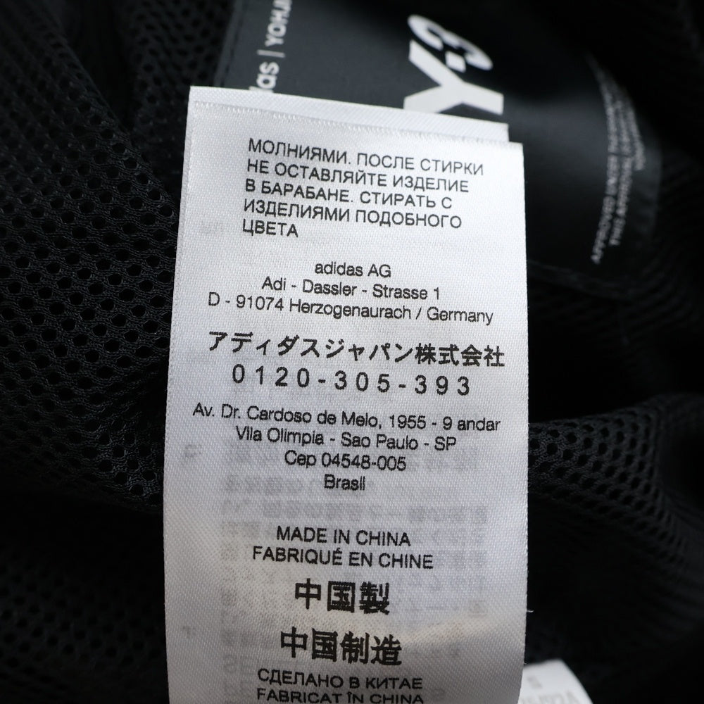 Y-3(ワイスリー) 24AW ALLOVER PRINT NYLON SHELL PANTS オールオーバー プリント ナイロン カーゴパンツ ブラック JE9285