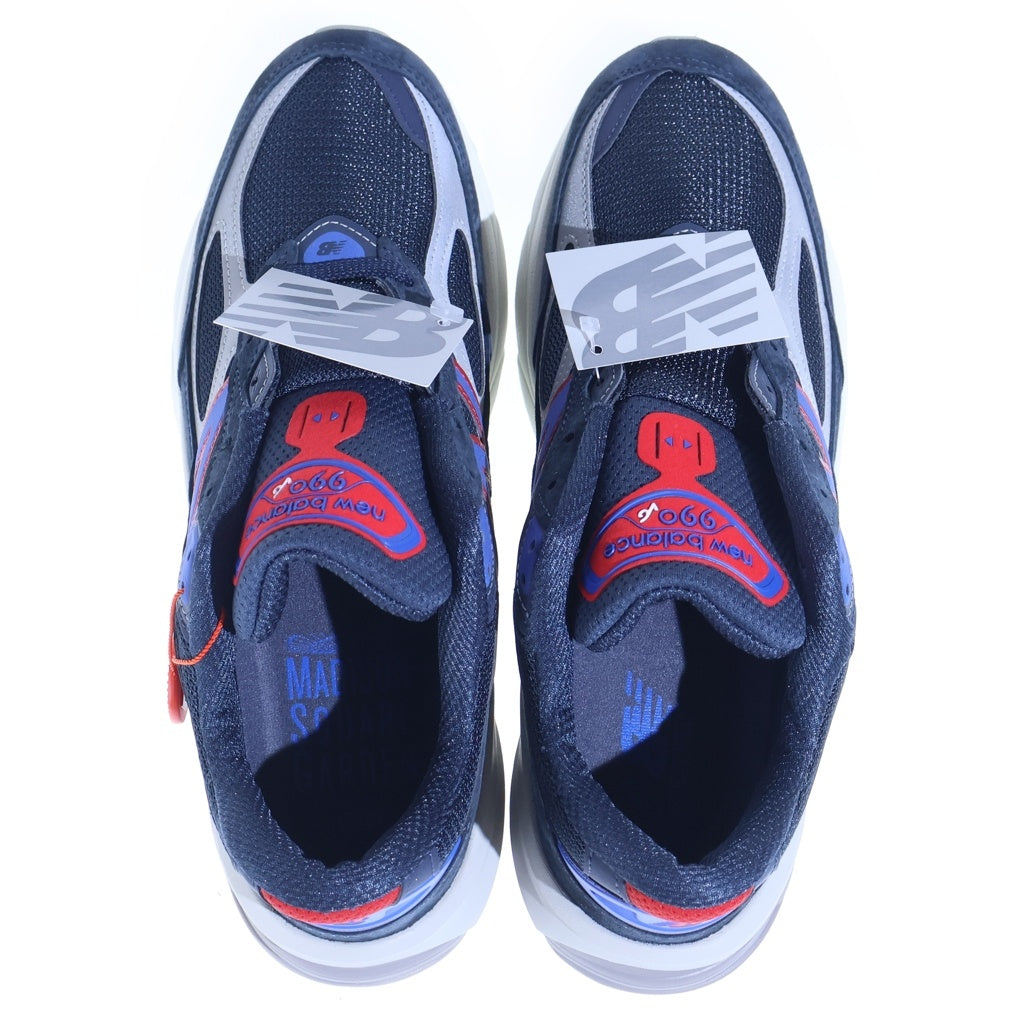 New Balance(ニューバランス) ×KITH キス U990KR6 スエード ローカットスニーカー ネイビー US10/28cm