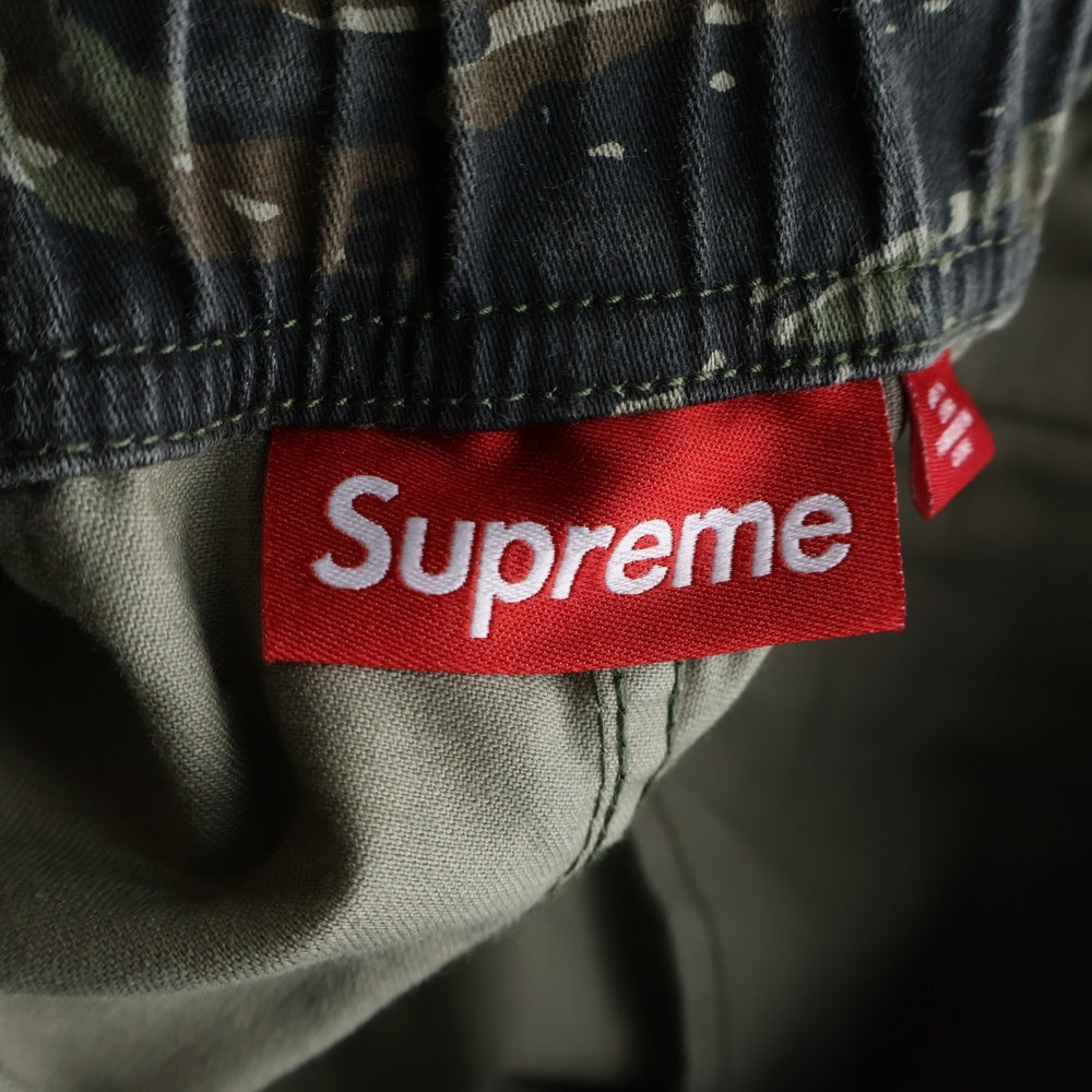 SUPREME(シュプリーム) 24SS Cargo Short Olive Tiger Camo オリーブタイガーカモ柄 カーゴショートパンツ カーキ