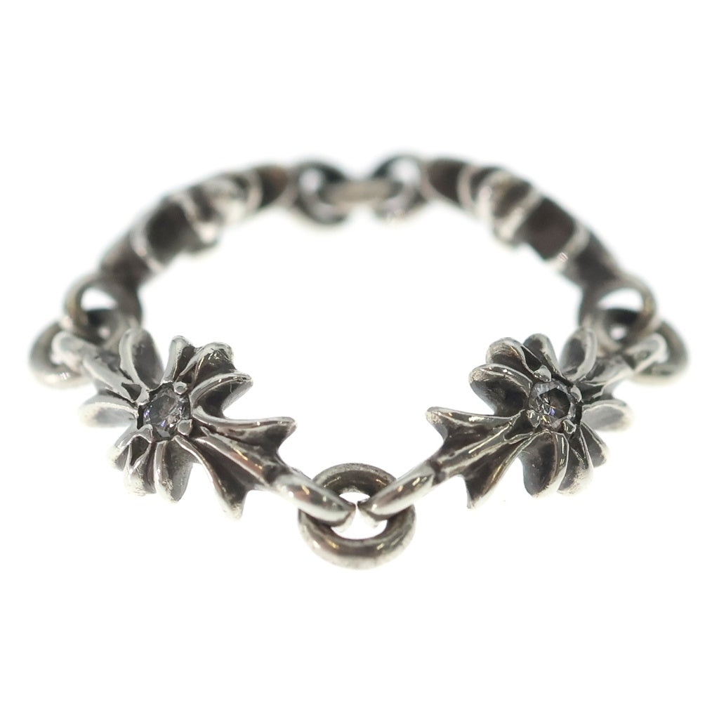 CHROME HEARTS(クロムハーツ) TNY E CH PLS DIA タイニーE CHプラス ダイヤ リング シルバー