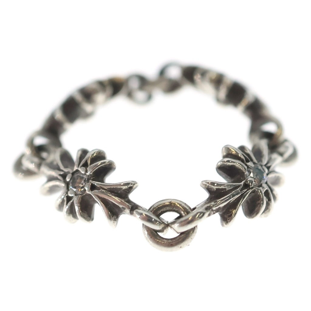 CHROME HEARTS(クロムハーツ) TNY E CH PLS DIA タイニーE CHプラス ダイヤ リング シルバー