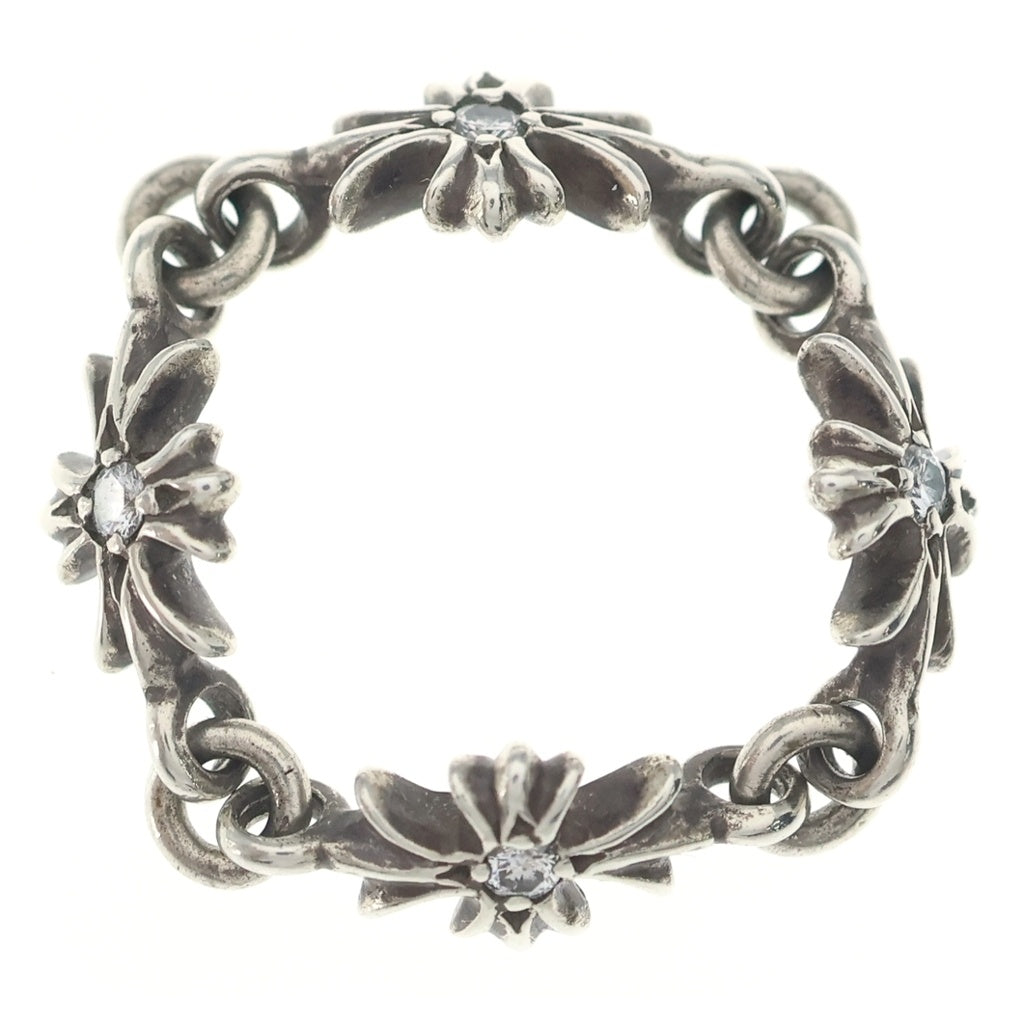 CHROME HEARTS(クロムハーツ) TNY E CH PLS DIA タイニーE CHプラス ダイヤ リング シルバー
