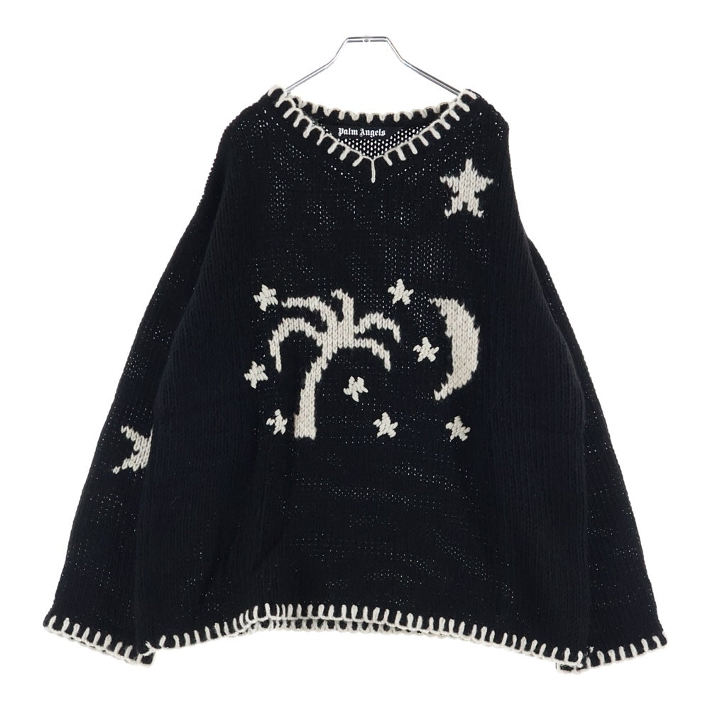 Palm Angels(パームエンジェルス) NIGHTSKY SWEATER ナイトスカイウェア ニット セーター ブラック