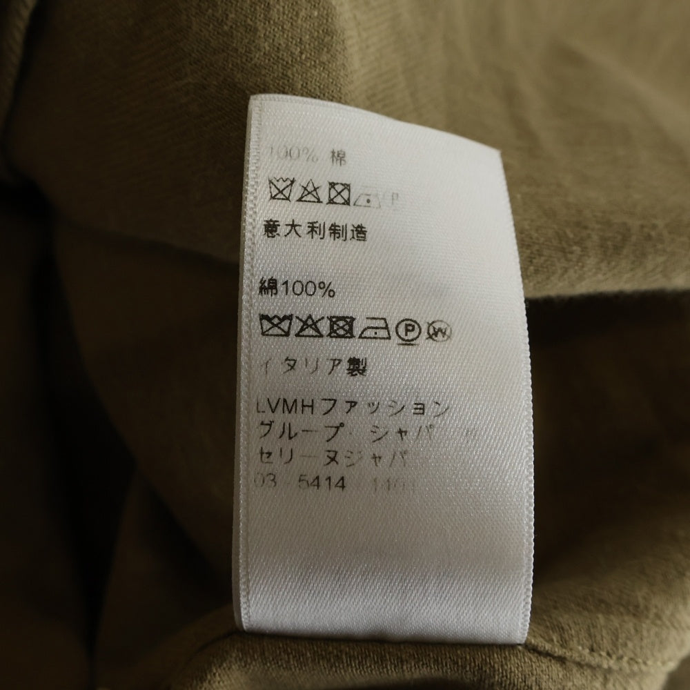 CELINE(セリーヌ) 20SS コットンツイル ミリタリーシャツ 長袖シャツ ブラウン 2C272034I
