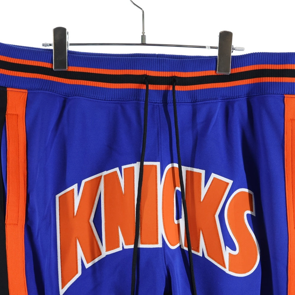 Mitchell&Ness(ミッチェル アンド ネス) xJust Don Pants ニューヨーク・ニックス ジャスト・ドン パンツ ブルー ボトムス