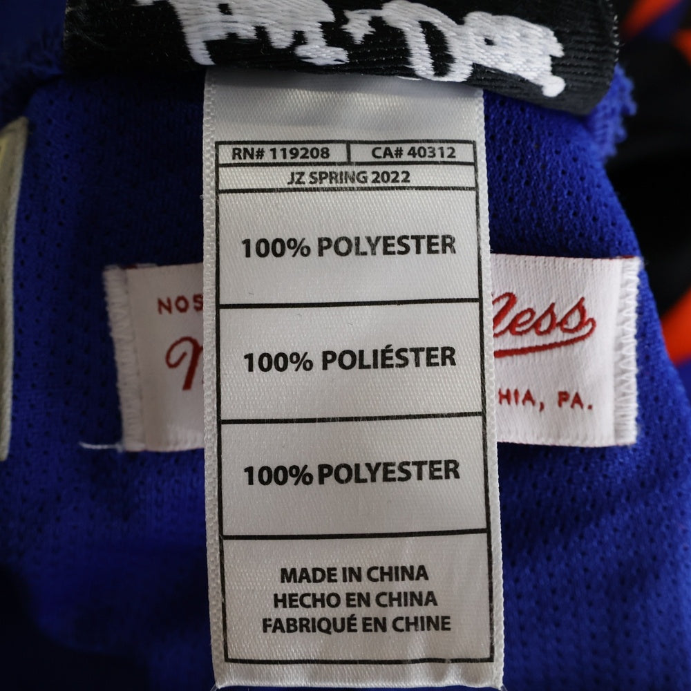 Mitchell&Ness(ミッチェル アンド ネス) xJust Don Pants ニューヨーク・ニックス ジャスト・ドン パンツ ブルー ボトムス