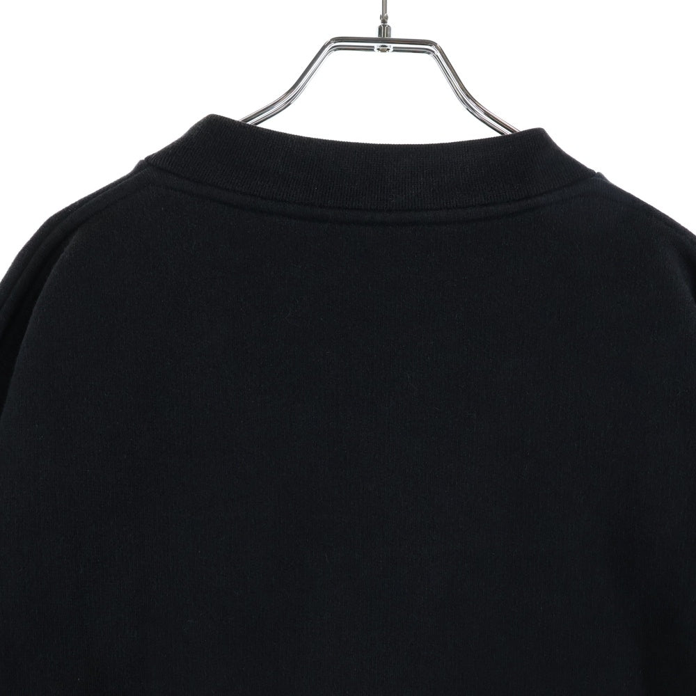 VETEMENTS(ヴェトモン) 17AW Logo Embroidered Sweatshirts ロゴ刺繍 クルーネックスウェット トレーナー ブラック